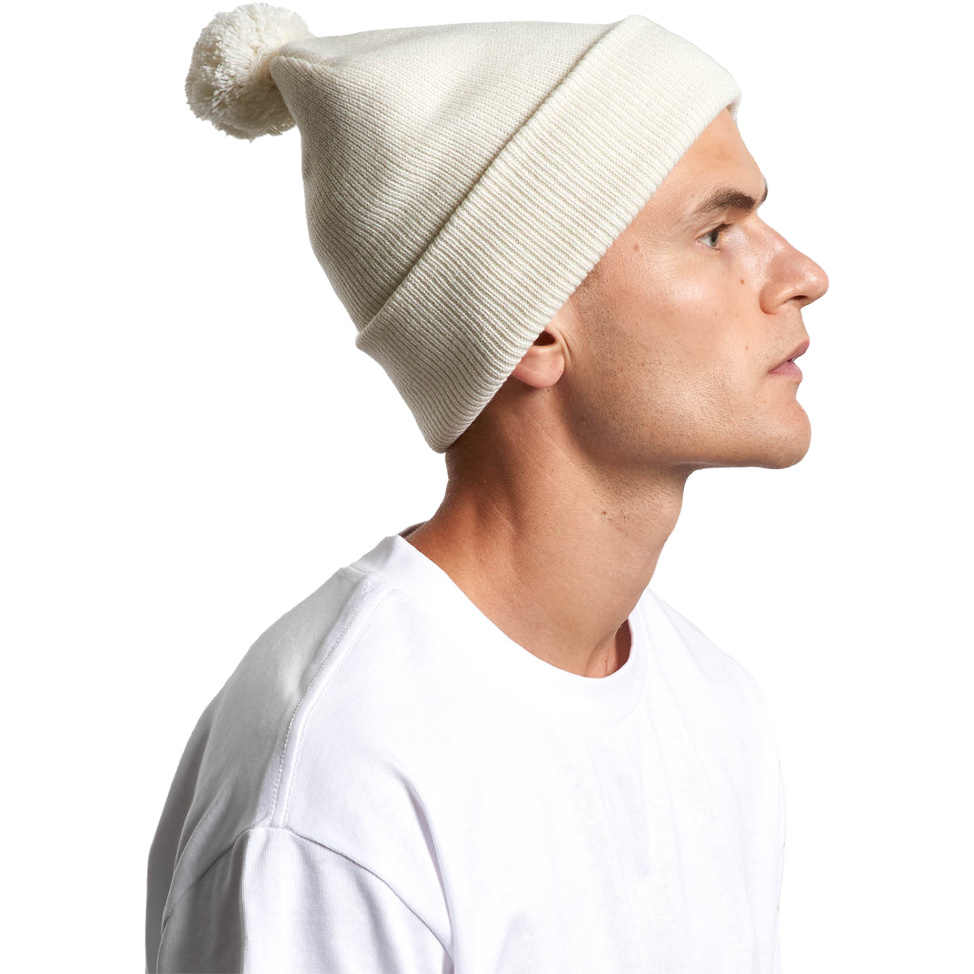 Pom pom beanie