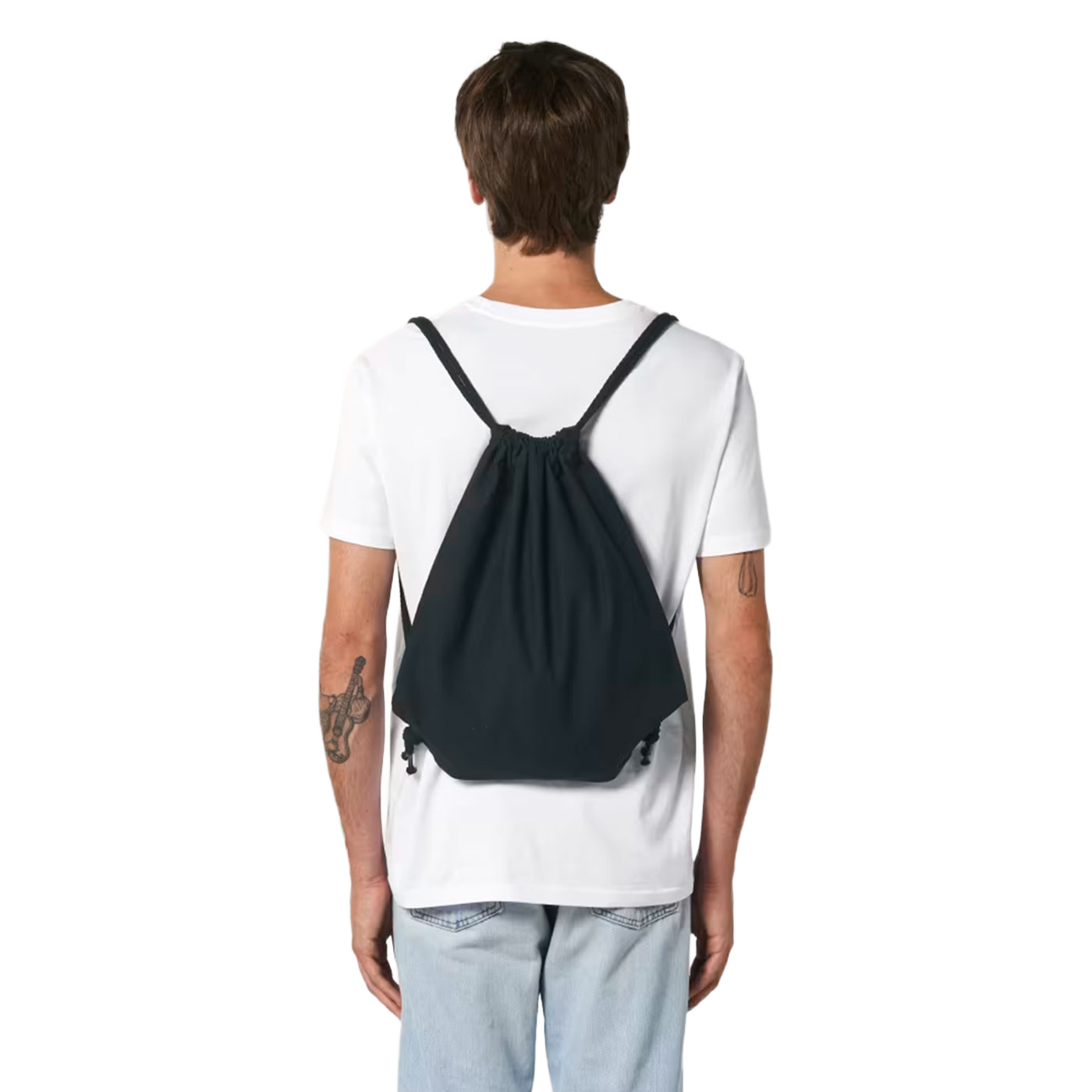 Woven cotton gym bag