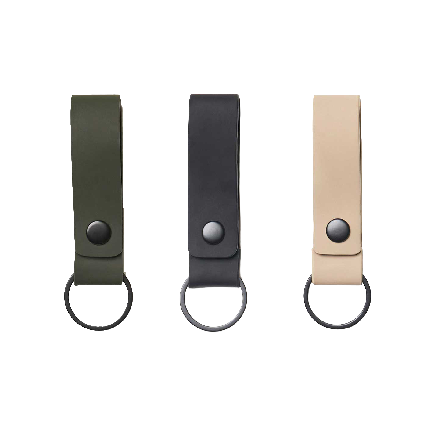 Loop keyring artificial leather